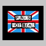 Punks not Dead pánske tričko (nie mikina!!) s dlhými rukávmi vo farbe " metro " čiernobiely maskáč  gramáž 160 g/m2 materiál 100%bavlna